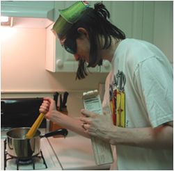 Stop stabbing and put the spaghetti in the pot!