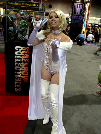  is Emma Frost aka The White Queen from various XMen incarnations