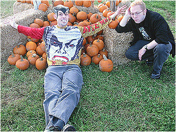 A BED OF PUMPKINS TO REST OUR ACHING BONES ON!