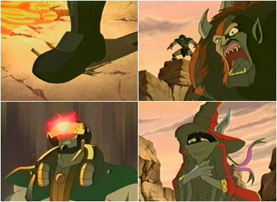 All this chaos just because he stepped on a twig.