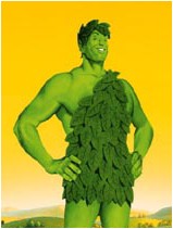 eat your peas, little man!
