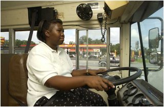the horn on the bus goes BEEP BEEP BEEP!