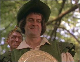 Unlike some other Robin Hoods, I can speak with an english accent.