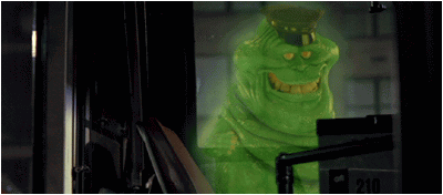 All aboard the Slimer Express!