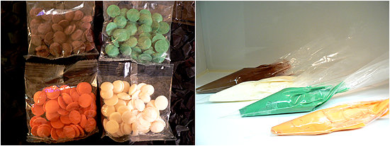 Tasty candy pellets become tasty candy... goop