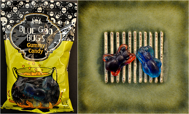 Blue Goo Bugs Gummy Candy
