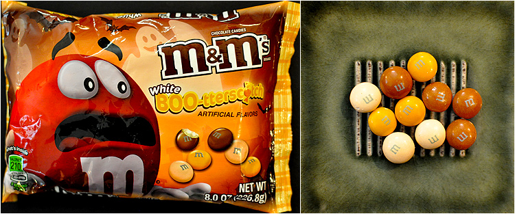 M&M's White Boo-tterscotch Candies