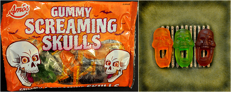 Amos Gummy Screaming Skulls