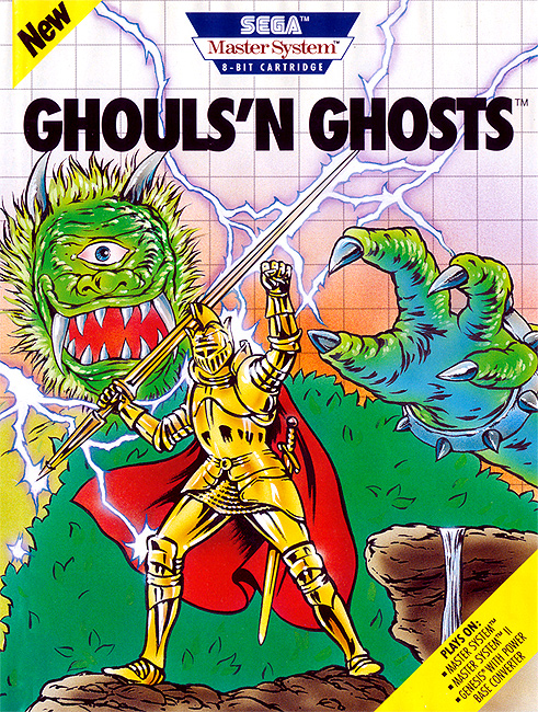 Ghouls 'n Ghosts Sega Master System box art
