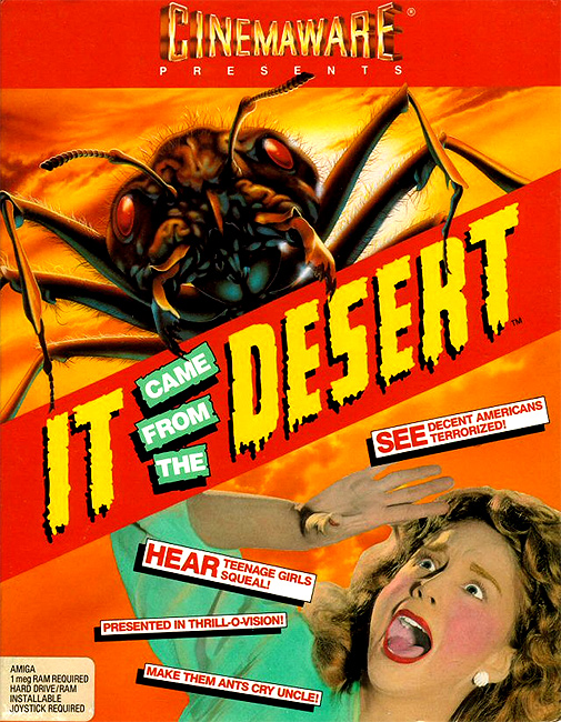 It Came From The Desert Amiga box art