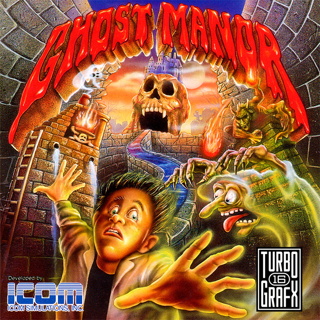 Ghost Manor TurboGrafx-16 box art
