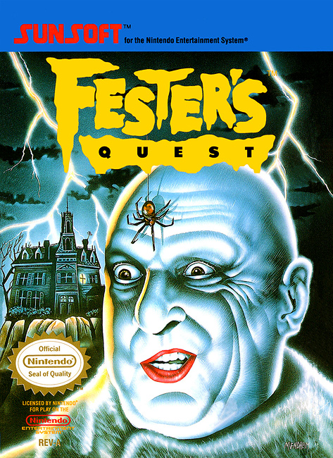 Fester's Quest NES box art