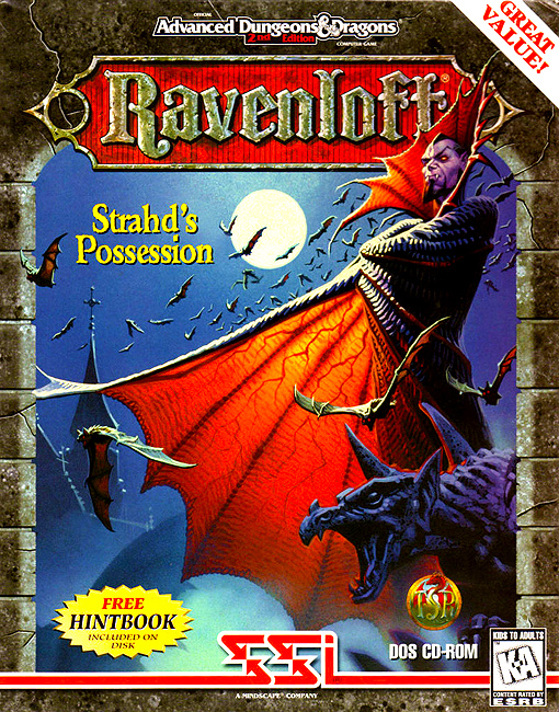 Ravenloft PC box art