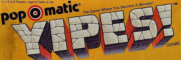 Yipes! A Pop-O-Matic Halloween Monster Board Game By Ideal!