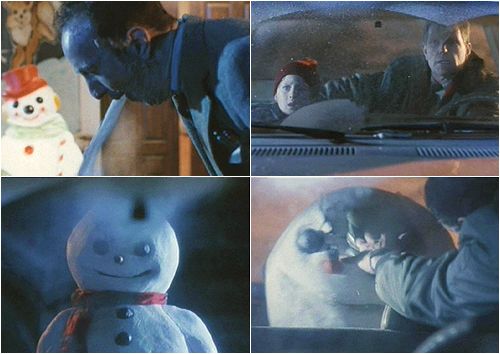 Why couldn't they get an actor who would REALLY puke snow? sigh.