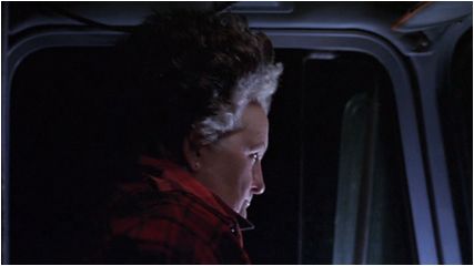 Completely emotionless, Large Marge.