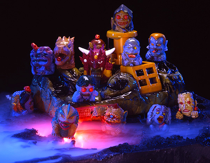 Ma-Ba Zombies! Japanese monster toy figures made by Mattel Bandai in 1987!