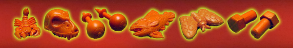 Ma-Ba Zombies! Japanese monster toy figures made by Mattel Bandai in 1987!
