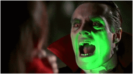 THE GREEN LIGHT MEANS I'M EXTRA SPOOKY... BITCH!