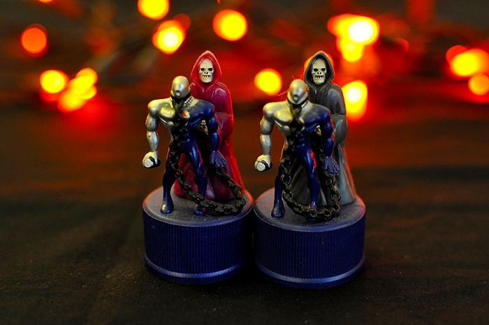 Monsters Meet Pepsiman Grim Reaper bottle cap figure from Japan!