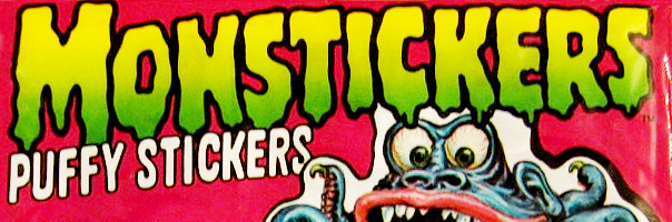 Monstickers Puffy Stickers! Monster Puffy Stickers From 1979 By Topps!