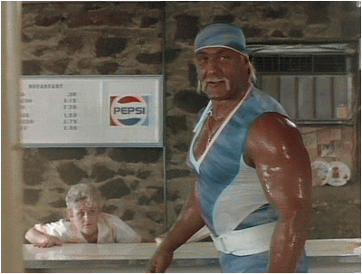 RIP 'EM IN YOUR TIGHT BLUE OUTFIT! WOO!