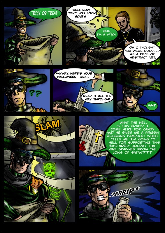 Is he a Witch or a Pilgrim? YOU make the call! :o