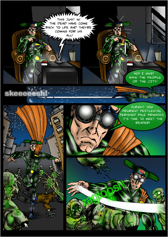 ZOMBIES ARE NO MATCH FOR PICKLEMAN! OR ARE THEY? :o