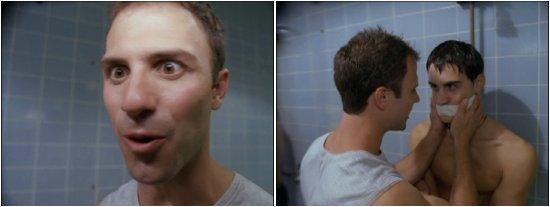 Don't drop the soap.