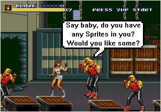 Yes, yes they did just try THAT pick-up line.