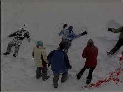 A freaking snow ninja, that killer.