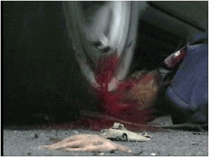 Always wear a helmet when in a parking lot.
