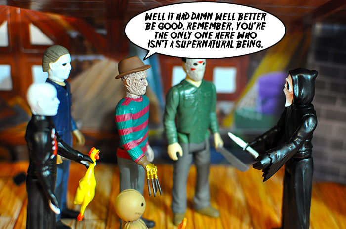 The Super7 ReAction Figures Haunted House Playset!