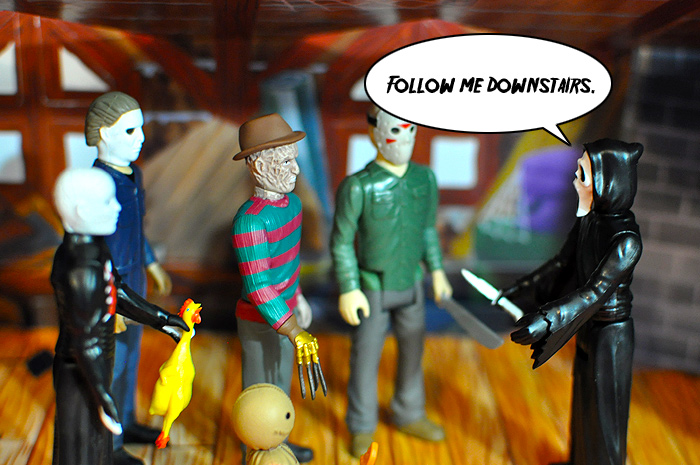 The Super7 ReAction Figures Haunted House Playset!