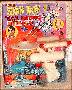To boldly go where no water gun has gone before!