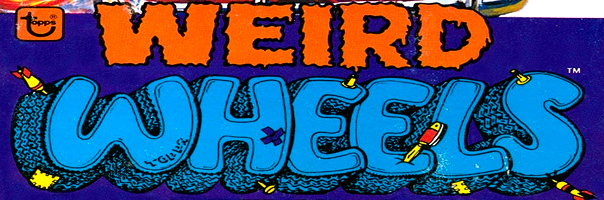 Weird Wheels - Monster Hot Rod Trading Card Stickers From 1980 By Topps!
