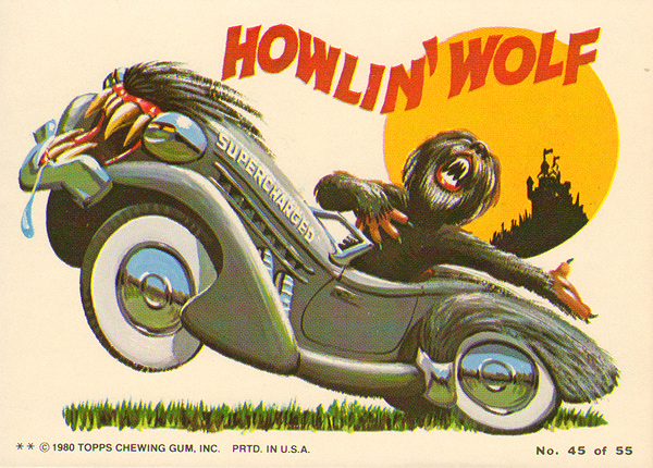 Topps Weird Wheels circa 1980
