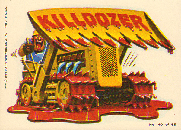 Topps Weird Wheels circa 1980