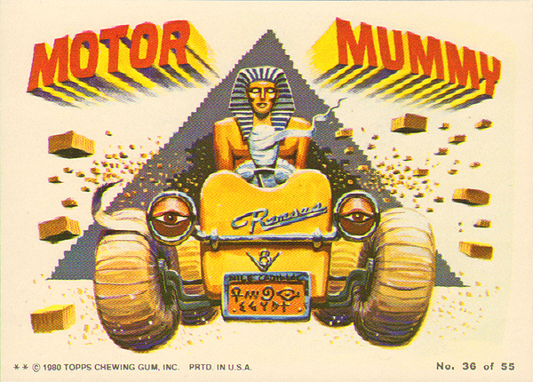 Topps Weird Wheels circa 1980