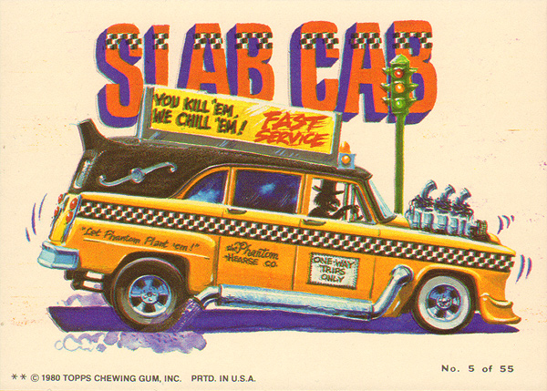 Topps Weird Wheels circa 1980