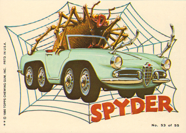 Topps Weird Wheels circa 1980