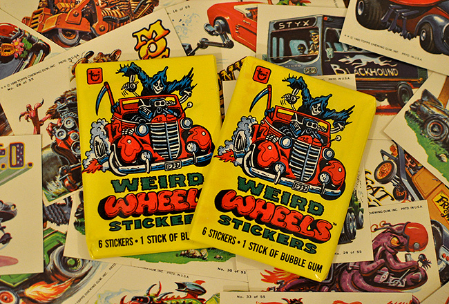 Topps Weird Wheels circa 1980
