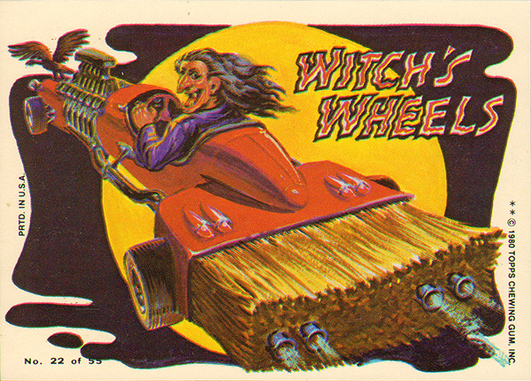 Topps Weird Wheels circa 1980