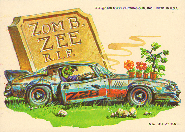 Topps Weird Wheels circa 1980