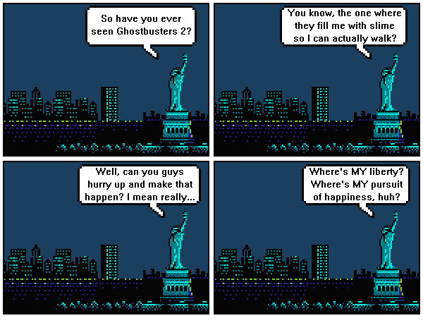 Miss Liberty Wants Her Slime