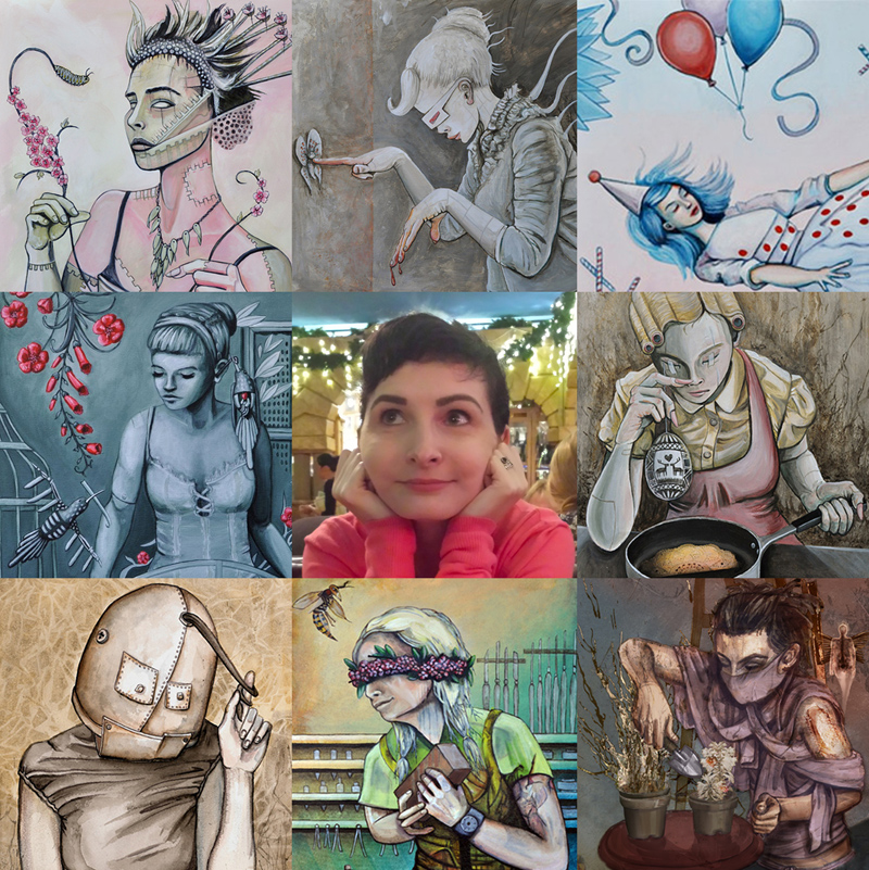 A sampling of the stunning artwork of Marie Murphhy Barr