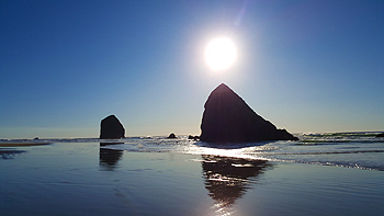 As it sets, the sun lends a hand in helping me locate my first new spot for Re at Silver Point.