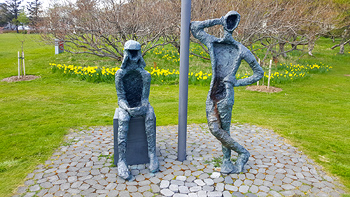 My personal favorite of all the art sculptures created by women in Hljomskala Park.