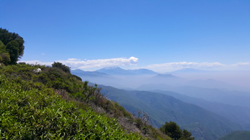 The wonderful views on my ascent to Lake Arrowhead.