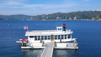 A nice view from The Lakefront restaurant and bar. They sat me in the same window seat where Re and I went on our anniversary. So hard being there without her and always having to answer that standard hostess question whenever I go out to a restaurant, 'Is it just you dining with us?'
